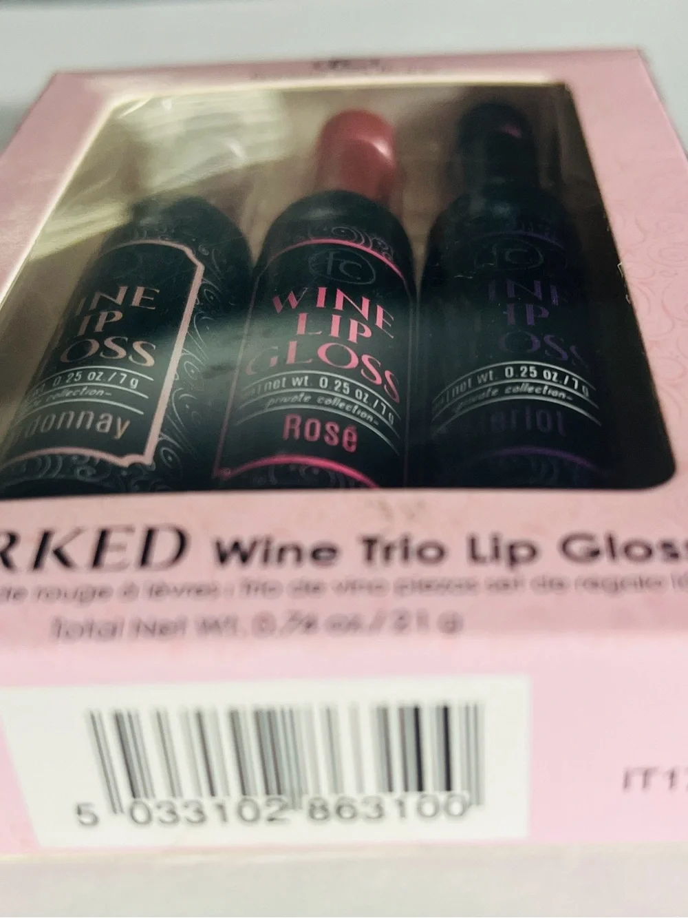 Lip Gloss Wine Trio Set NEW  Femme Couture Uncorked Shimmer